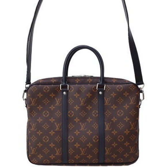 Louis Vuitton Macassar PDV Porte Document Voyage Business Bag - Picture 1 of 8